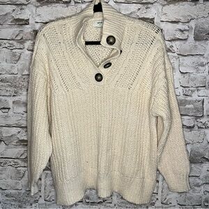 Aerie Cream Chunky Sweater